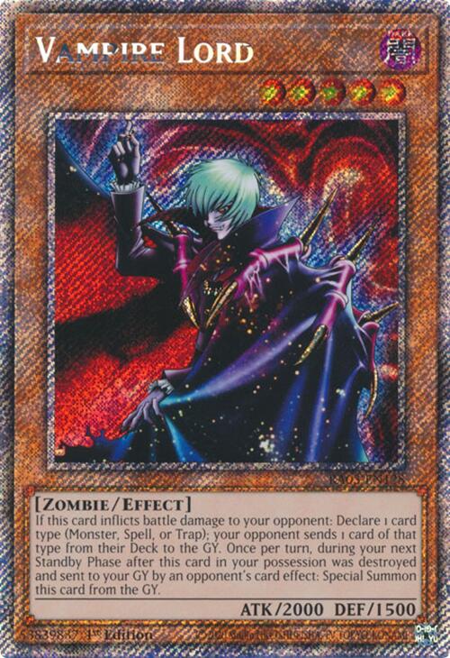 Vampire Lord (Platinum Secret Rare) [RA03-EN128] Platinum Secret Rare | Card Merchant Takapuna