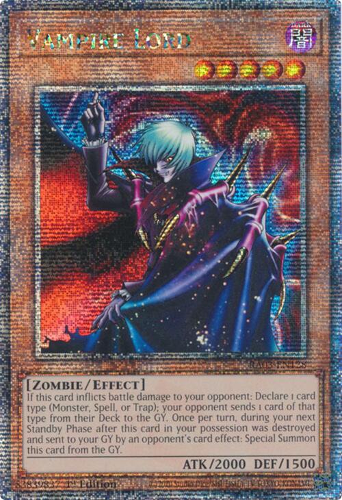 Vampire Lord (Quarter Century Secret Rare) [RA03-EN128] Quarter Century Secret Rare | Card Merchant Takapuna