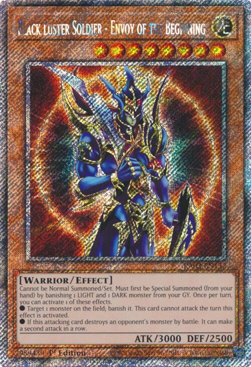 Black Luster Soldier - Envoy of the Beginning (Platinum Secret Rare) [RA03-EN132] Platinum Secret Rare | Card Merchant Takapuna