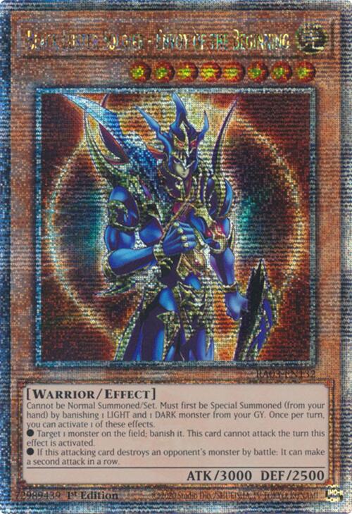 Black Luster Soldier - Envoy of the Beginning (Quarter Century Secret Rare) [RA03-EN132] Quarter Century Secret Rare | Card Merchant Takapuna