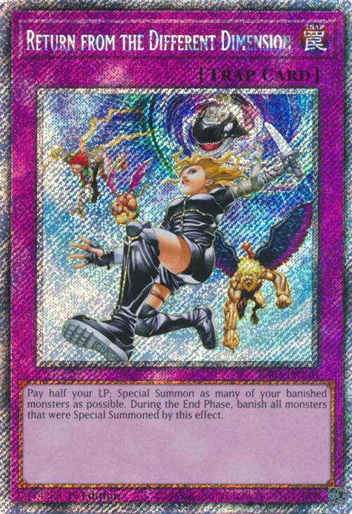 Return from the Different Dimension (Platinum Secret Rare) [RA03-EN140] Platinum Secret Rare | Card Merchant Takapuna