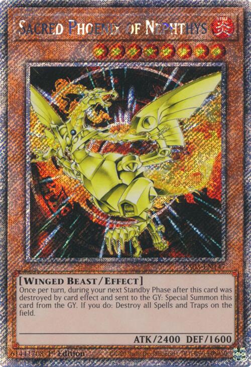 Sacred Phoenix of Nephthys (Platinum Secret Rare) [RA03-EN147] Platinum Secret Rare | Card Merchant Takapuna