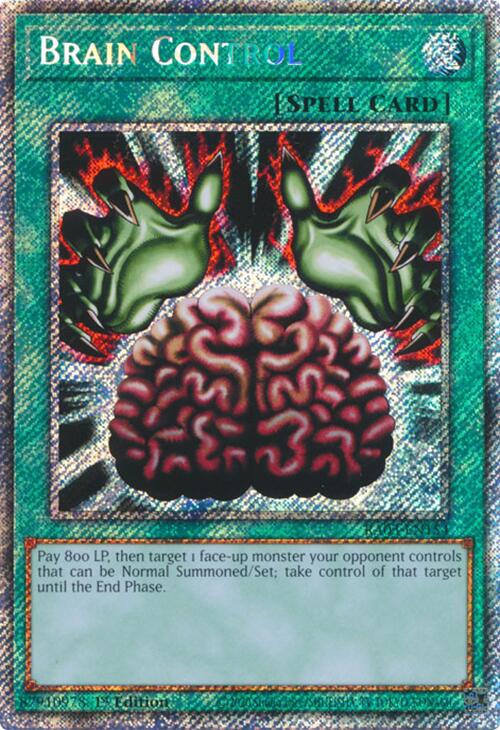 Brain Control (Platinum Secret Rare) [RA03-EN154] Platinum Secret Rare | Card Merchant Takapuna