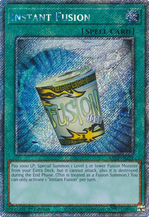 Instant Fusion (Platinum Secret Rare) [RA03-EN171] Platinum Secret Rare | Card Merchant Takapuna