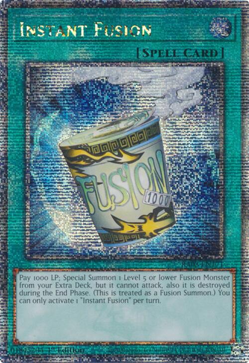 Instant Fusion (Quarter Century Secret Rare) [RA03-EN171] Quarter Century Secret Rare | Card Merchant Takapuna