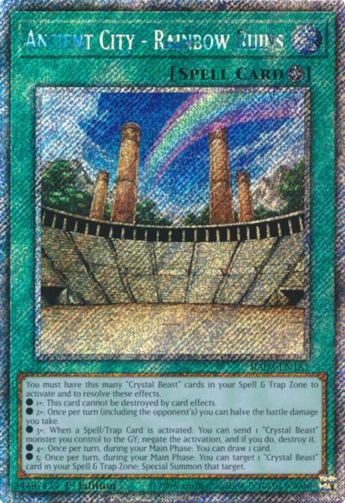 Ancient City - Rainbow Ruins (Platinum Secret Rare) [RA03-EN181] Platinum Secret Rare | Card Merchant Takapuna