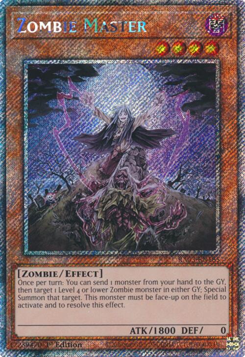 Zombie Master (Platinum Secret Rare) [RA03-EN185] Platinum Secret Rare | Card Merchant Takapuna