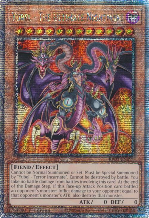 Yubel - The Ultimate Nightmare (Quarter Century Secret Rare) [RA03-EN191] Quarter Century Secret Rare | Card Merchant Takapuna