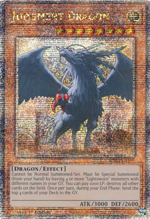 Judgment Dragon (Quarter Century Secret Rare) [RA03-EN196] Quarter Century Secret Rare | Card Merchant Takapuna