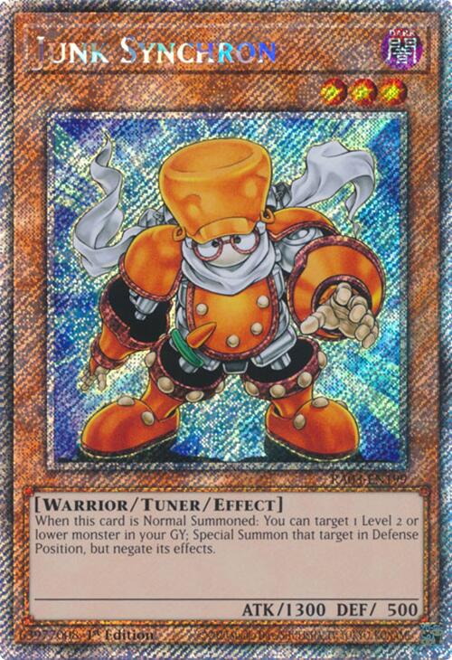 Junk Synchron (Platinum Secret Rare) [RA03-EN199] Platinum Secret Rare | Card Merchant Takapuna