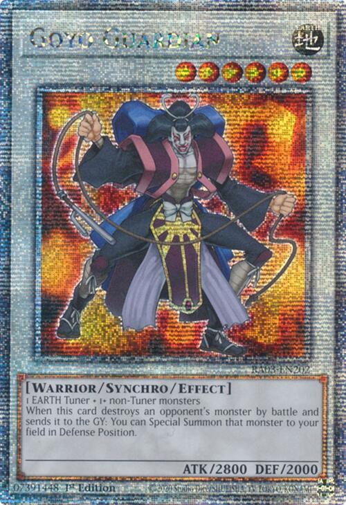 Goyo Guardian (Quarter Century Secret Rare) [RA03-EN202] Quarter Century Secret Rare | Card Merchant Takapuna