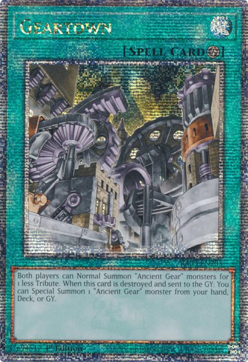 Geartown (Quarter Century Secret Rare) [RA03-EN203] Quarter Century Secret Rare | Card Merchant Takapuna