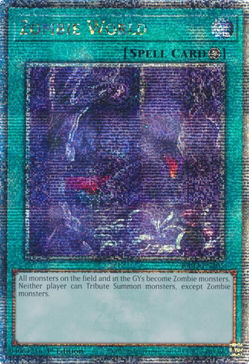 Zombie World (Quarter Century Secret Rare) [RA03-EN205] Quarter Century Secret Rare | Card Merchant Takapuna