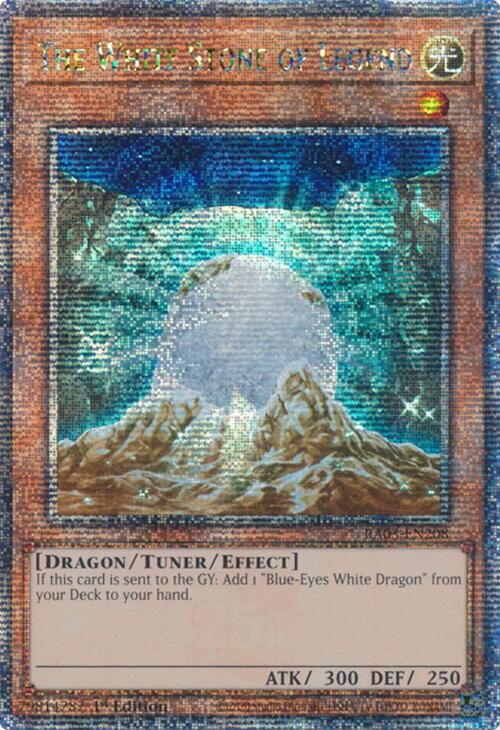 The White Stone of Legend (Quarter Century Secret Rare) [RA03-EN208] Quarter Century Secret Rare | Card Merchant Takapuna