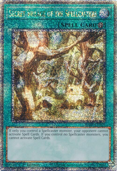 Secret Village of the Spellcasters (Quarter Century Secret Rare) [RA03-EN209] Quarter Century Secret Rare | Card Merchant Takapuna