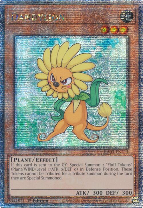 Dandylion (Quarter Century Secret Rare) [RA03-EN211] Quarter Century Secret Rare | Card Merchant Takapuna