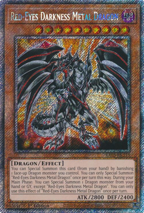 Red-Eyes Darkness Metal Dragon (Platinum Secret Rare) [RA03-EN212] Platinum Secret Rare | Card Merchant Takapuna