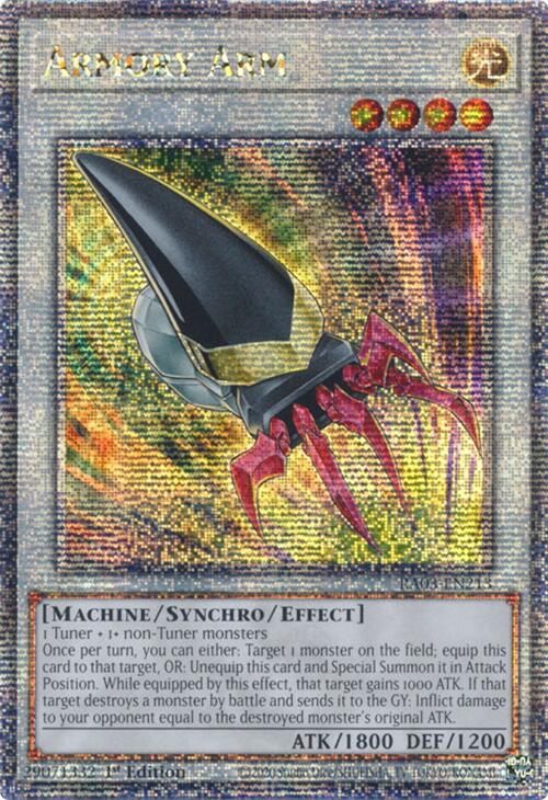 Armory Arm (Quarter Century Secret Rare) [RA03-EN213] Quarter Century Secret Rare | Card Merchant Takapuna