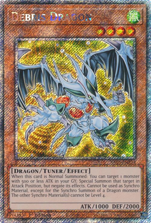 Debris Dragon (Platinum Secret Rare) [RA03-EN214] Platinum Secret Rare | Card Merchant Takapuna