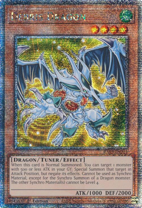 Debris Dragon (Quarter Century Secret Rare) [RA03-EN214] Quarter Century Secret Rare | Card Merchant Takapuna