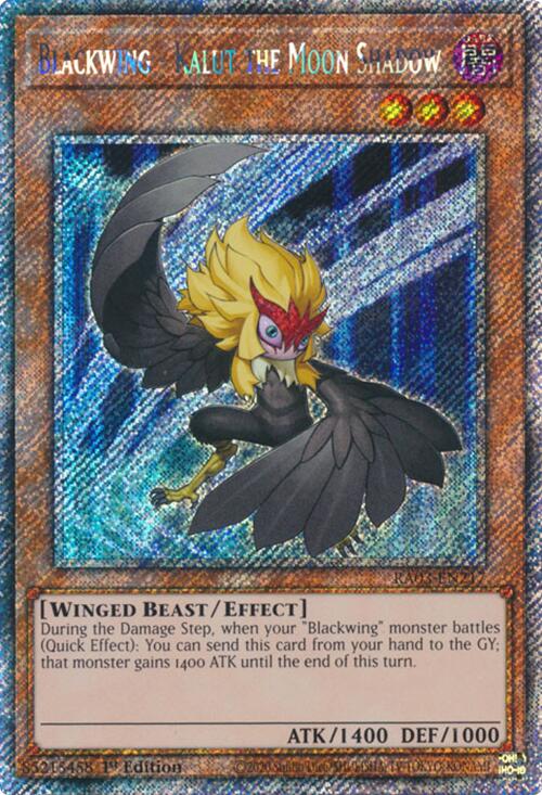 Blackwing - Kalut the Moon Shadow (Platinum Secret Rare) [RA03-EN217] Platinum Secret Rare | Card Merchant Takapuna