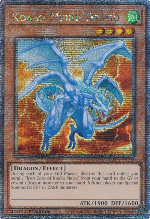 Koa'ki Meiru Drago (Quarter Century Secret Rare) [RA03-EN218] Quarter Century Secret Rare | Card Merchant Takapuna