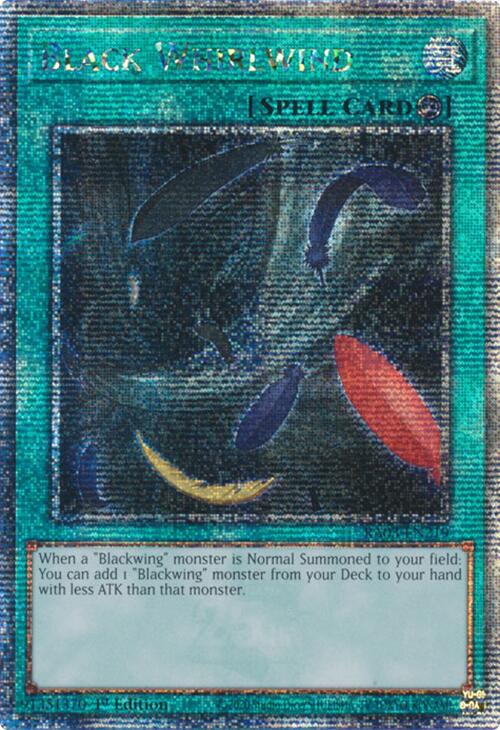 Black Whirlwind (Quarter Century Secret Rare) [RA03-EN219] Quarter Century Secret Rare | Card Merchant Takapuna