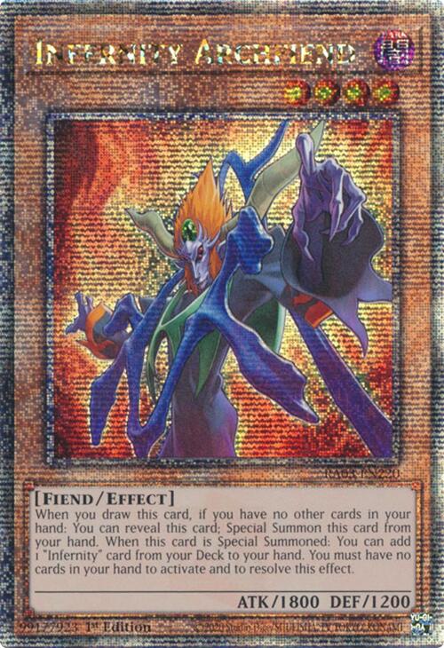 Infernity Archfiend (Quarter Century Secret Rare) [RA03-EN220] Quarter Century Secret Rare | Card Merchant Takapuna