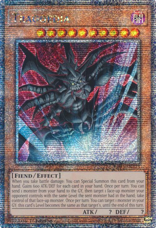 Tragoedia (Quarter Century Secret Rare) [RA03-EN223] Quarter Century Secret Rare | Card Merchant Takapuna