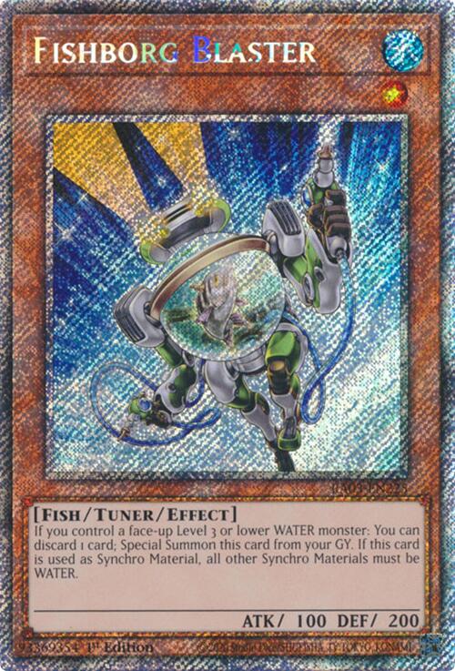 Fishborg Blaster (Platinum Secret Rare) [RA03-EN225] Platinum Secret Rare | Card Merchant Takapuna