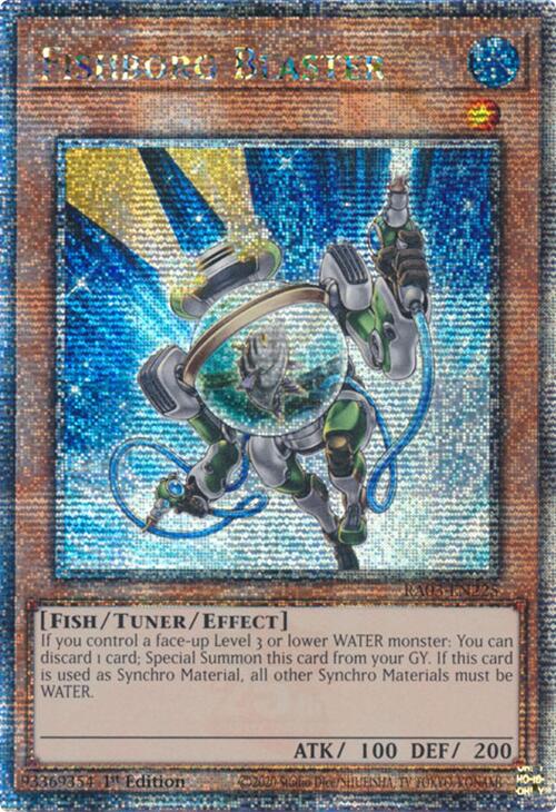 Fishborg Blaster (Quarter Century Secret Rare) [RA03-EN225] Quarter Century Secret Rare | Card Merchant Takapuna