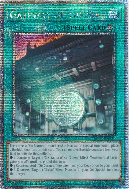 Gateway of the Six (Quarter Century Secret Rare) [RA03-EN229] Quarter Century Secret Rare | Card Merchant Takapuna