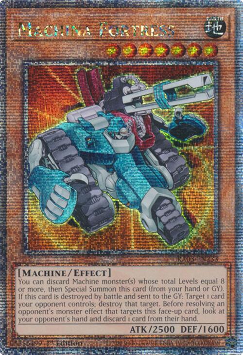 Machina Fortress (Quarter Century Secret Rare) [RA03-EN233] Quarter Century Secret Rare | Card Merchant Takapuna