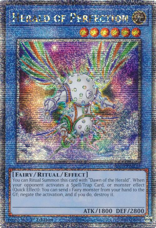 Herald of Perfection (Quarter Century Secret Rare) [RA03-EN237] Quarter Century Secret Rare | Card Merchant Takapuna