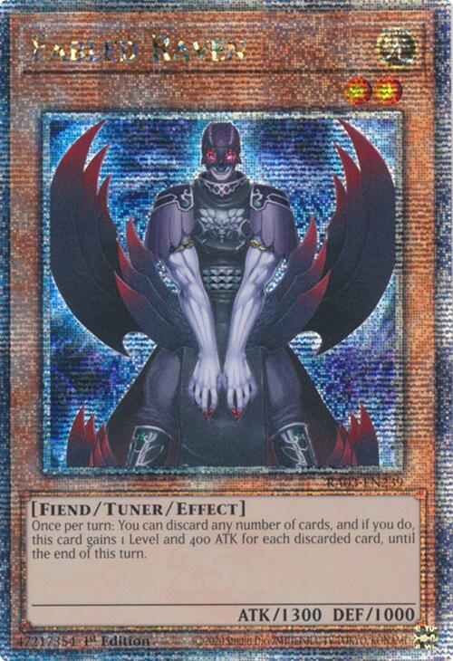 Fabled Raven (Quarter Century Secret Rare) [RA03-EN239] Quarter Century Secret Rare | Card Merchant Takapuna