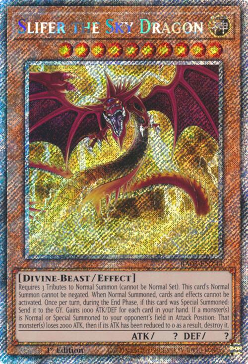 Slifer the Sky Dragon (Platinum Secret Rare) [RA03-EN244] Platinum Secret Rare | Card Merchant Takapuna