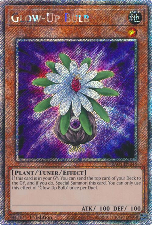 Glow-Up Bulb (Platinum Secret Rare) [RA03-EN245] Platinum Secret Rare | Card Merchant Takapuna