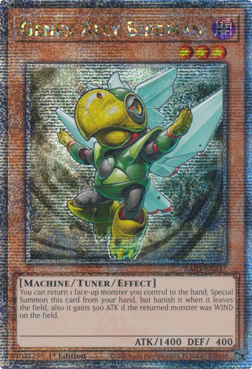 Genex Ally Birdman (Quarter Century Secret Rare) [RA03-EN247] Quarter Century Secret Rare | Card Merchant Takapuna