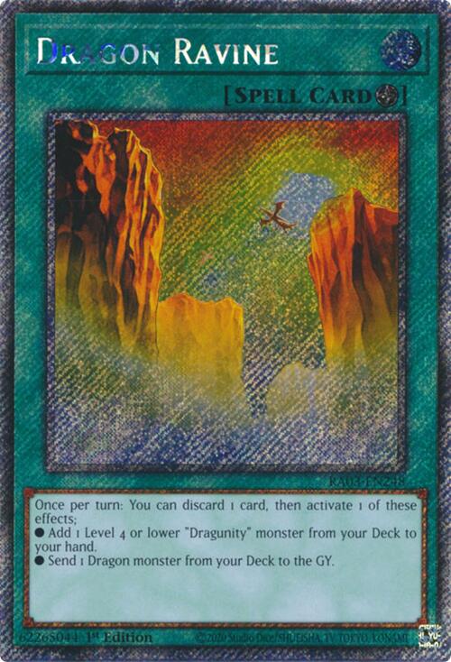 Dragon Ravine (Platinum Secret Rare) [RA03-EN248] Platinum Secret Rare | Card Merchant Takapuna