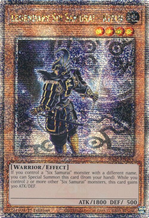 Legendary Six Samurai - Kizan (Quarter Century Secret Rare) [RA03-EN249] Quarter Century Secret Rare | Card Merchant Takapuna