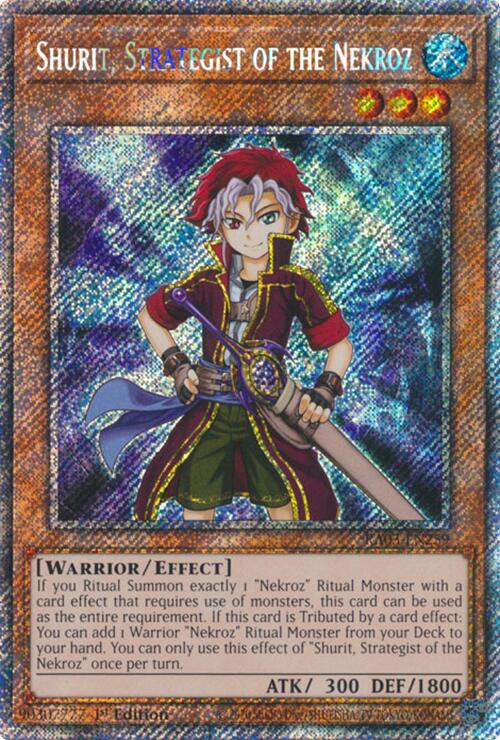 Shurit, Strategist of the Nekroz (Platinum Secret Rare) [RA03-EN259] Platinum Secret Rare | Card Merchant Takapuna