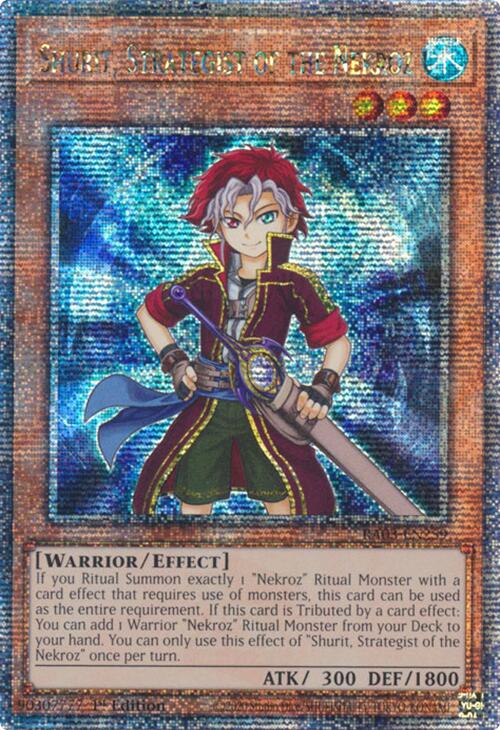 Shurit, Strategist of the Nekroz (Quarter Century Secret Rare) [RA03-EN259] Quarter Century Secret Rare | Card Merchant Takapuna