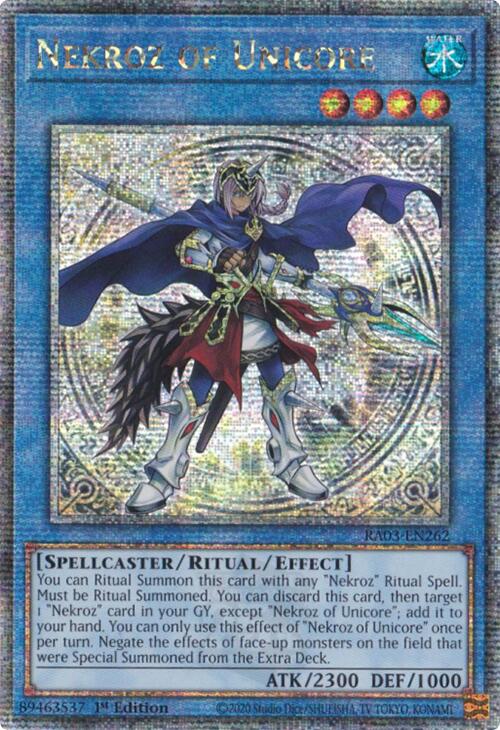 Nekroz of Unicore (Quarter Century Secret Rare) [RA03-EN262] Quarter Century Secret Rare | Card Merchant Takapuna