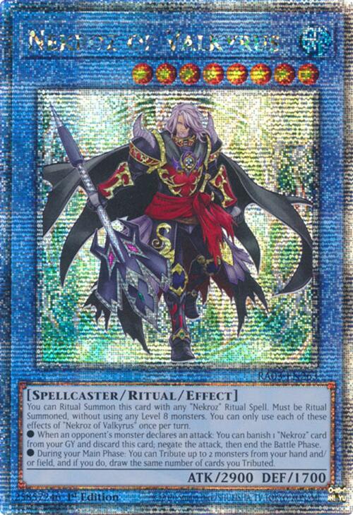 Nekroz of Valkyrus (Quarter Century Secret Rare) [RA03-EN263] Quarter Century Secret Rare | Card Merchant Takapuna