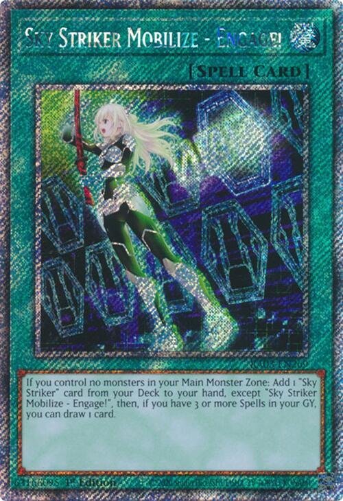 Sky Striker Mobilize - Engage! (Platinum Secret Rare) [RA03-EN269] Platinum Secret Rare | Card Merchant Takapuna