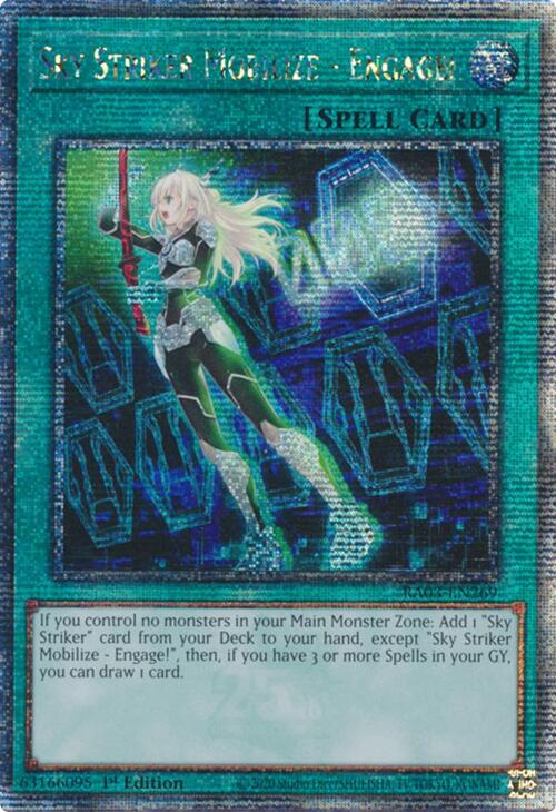 Sky Striker Mobilize - Engage! (Quarter Century Secret Rare) [RA03-EN269] Quarter Century Secret Rare | Card Merchant Takapuna