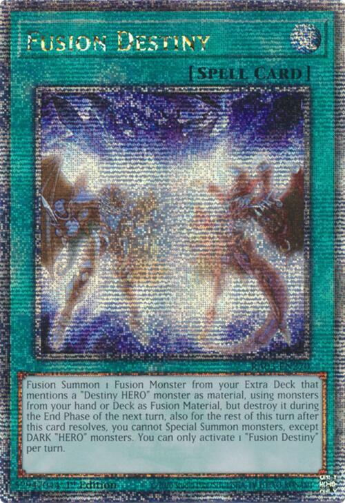 Fusion Destiny (Quarter Century Secret Rare) [RA03-EN270] Quarter Century Secret Rare | Card Merchant Takapuna