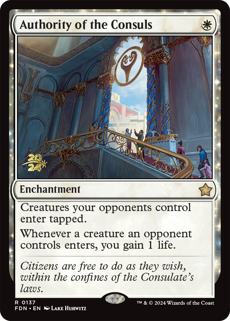 Authority of the Consuls [Foundations Prerelease Promos] | Card Merchant Takapuna