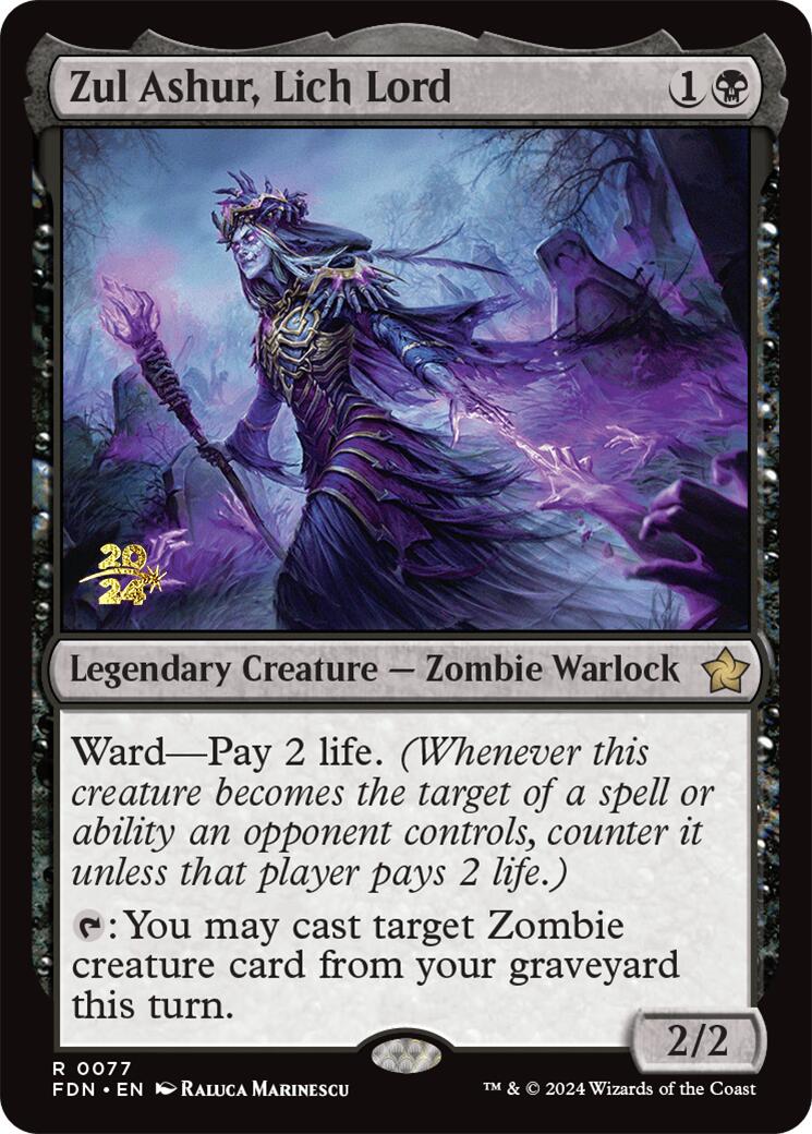 Zul Ashur, Lich Lord [Foundations Prerelease Promos] | Card Merchant Takapuna