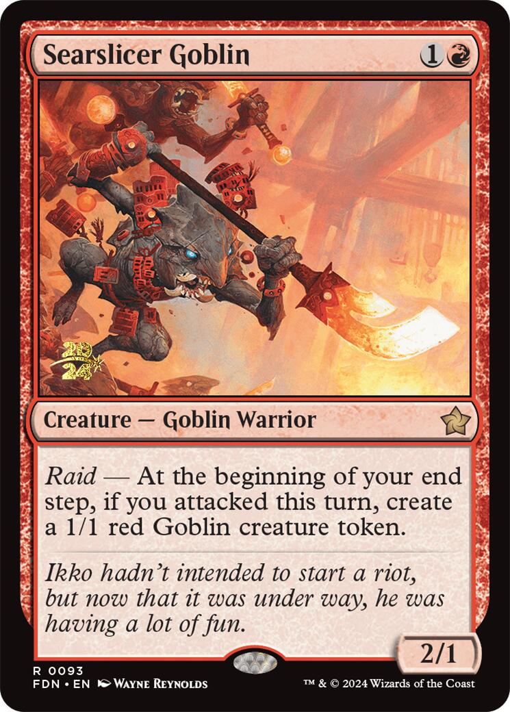 Searslicer Goblin [Foundations Prerelease Promos] | Card Merchant Takapuna